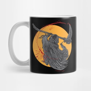 Grim Reaper Slashing Mug